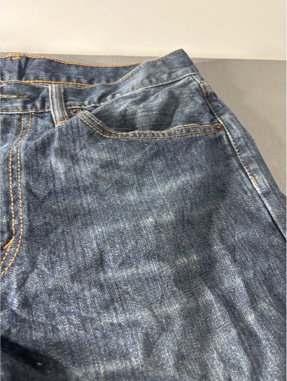 Levis 505 Jeans Mens 32x30 Blue Regular Straight American Workwear Medium Denim - Picture 3 of 15